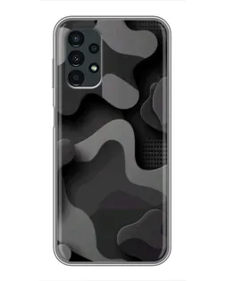 Чехол для Samsung Galaxy A13 (4G) с картинкой «Темный абстрактный камуфляж» Чехол для Samsung Galaxy A13 (4G) с картинкой «Темный абстрактный камуфляж»
