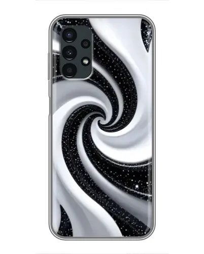 Чехол для Samsung Galaxy A13 (4G) с картинкой «Черно-белая спираль» Чехол для Samsung Galaxy A13 (4G) с картинкой «Черно-белая спираль»