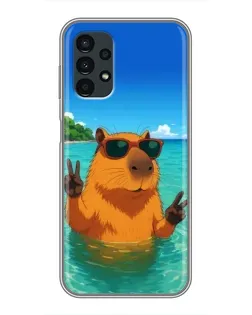 Чехол для Samsung Galaxy A13 (4G) с картинкой «Морская капибара» Чехол для Samsung Galaxy A13 (4G) с картинкой «Морская капибара»