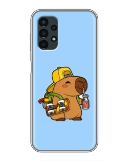 Чехол для Samsung Galaxy A13 (4G) с картинкой «Капибара на скейте» Чехол для Samsung Galaxy A13 (4G) с картинкой «Капибара на скейте»