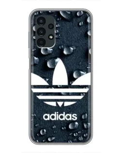 Чехол для Samsung Galaxy A13 (5G) с картинкой «Adidas Trefoil Blue»