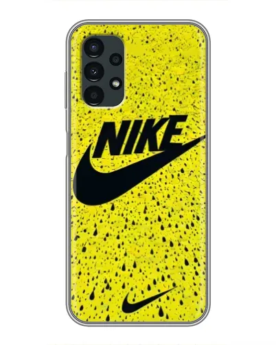 Чехол для Samsung Galaxy A13 (5G) с картинкой «Желтый текстурный Nike» Чехол для Samsung Galaxy A13 (5G) с картинкой «Желтый текстурный Nike»
