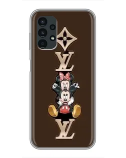 Чехол для Samsung Galaxy A13 (5G) с картинкой «LV и Микки Маус»