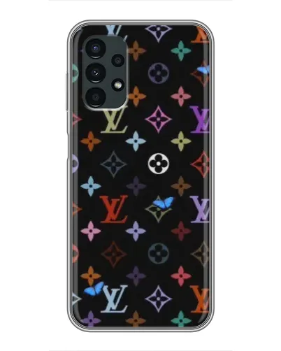 Чехол для Samsung Galaxy A13 (5G) с картинкой «Цветная монограмма LV» Чехол для Samsung Galaxy A13 (5G) с картинкой «Цветная монограмма LV»