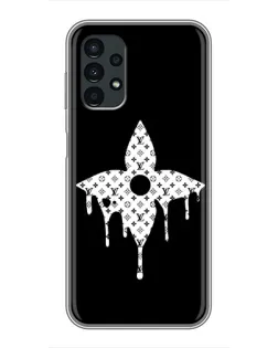 Чехол для Samsung Galaxy A13 (5G) с картинкой «Цветочная монограмма»