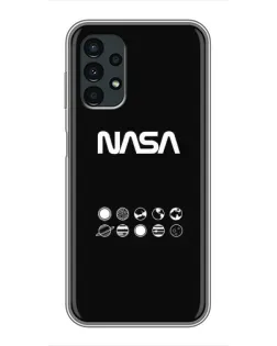 Чехол для Samsung Galaxy A13 (5G) с картинкой «NASA — технический принт»