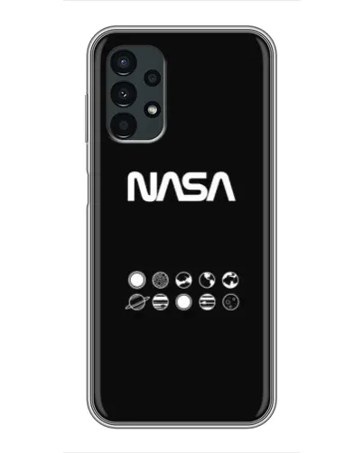 Чехол для Samsung Galaxy A13 (5G) с картинкой «NASA — технический принт» Чехол для Samsung Galaxy A13 (5G) с картинкой «NASA — технический принт»