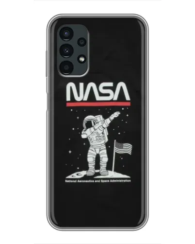 Чехол для Samsung Galaxy A13 (5G) с картинкой «NASA — шагаем по Луне» Чехол для Samsung Galaxy A13 (5G) с картинкой «NASA — шагаем по Луне»