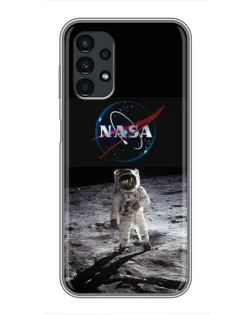 Чехол для Samsung Galaxy A13 (5G) с картинкой «Астронавт на Луне»