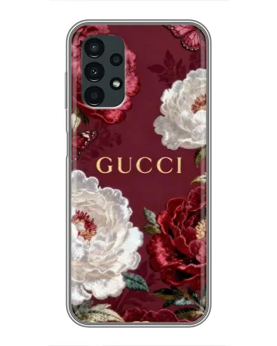 Чехол для Samsung Galaxy A13 (5G) с картинкой «Gucci — бордовые розы» Чехол для Samsung Galaxy A13 (5G) с картинкой «Gucci — бордовые розы»