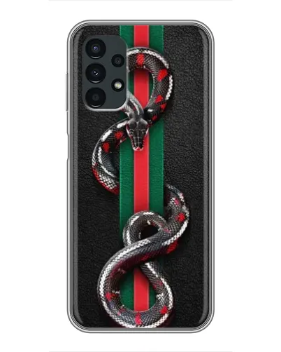 Чехол для Samsung Galaxy A13 (5G) с картинкой «Gucci — змея на полосе» Чехол для Samsung Galaxy A13 (5G) с картинкой «Gucci — змея на полосе»