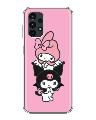 Чехол для Samsung Galaxy A13 (5G) с картинкой «My Melody и Kuromi»