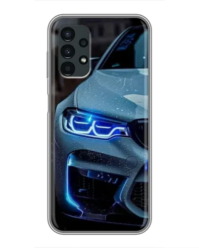 Чехол для Samsung Galaxy A13 (5G) с картинкой «Взгляд BMW с синими фарами» Чехол для Samsung Galaxy A13 (5G) с картинкой «Взгляд BMW с синими фарами»