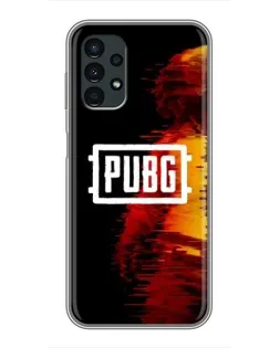 Чехол для Samsung Galaxy A13 (5G) с картинкой «Яркий логотип PUBG»