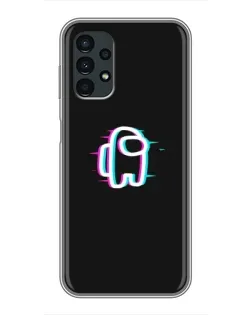 Чехол для Samsung Galaxy A13 (5G) с картинкой «Among Us неон»