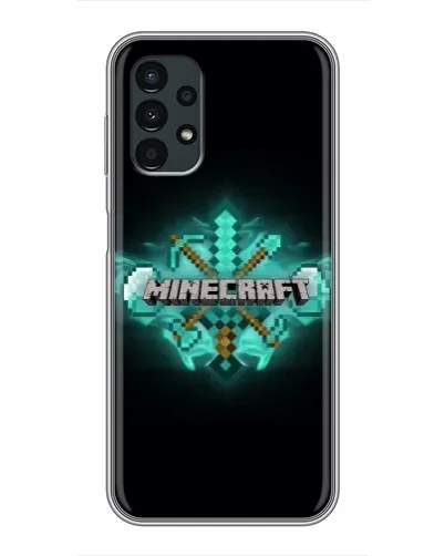 Чехол для Samsung Galaxy A13 (5G) с картинкой «Minecraft Diamond лого» Чехол для Samsung Galaxy A13 (5G) с картинкой «Minecraft Diamond лого»