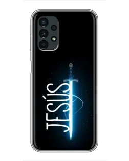 Чехол для Samsung Galaxy A13 (5G) с картинкой «Меч Духа Jesus»