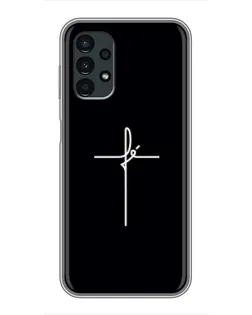 Чехол для Samsung Galaxy A13 (5G) с картинкой «Тонкий крест» Чехол для Samsung Galaxy A13 (5G) с картинкой «Тонкий крест»