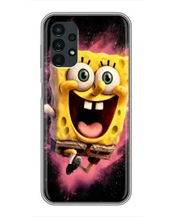 Чехол для Samsung Galaxy A13 (5G) с картинкой «Взрывной Спанч Боб»