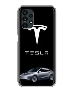 Чехол для Samsung Galaxy A13 (5G) с картинкой «Tesla Model Y» Чехол для Samsung Galaxy A13 (5G) с картинкой «Tesla Model Y»