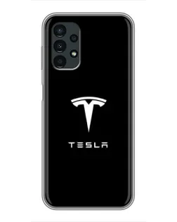 Чехол для Samsung Galaxy A13 (5G) с картинкой «Tesla White Logo» Чехол для Samsung Galaxy A13 (5G) с картинкой «Tesla White Logo»