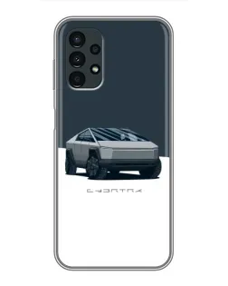 Чехол для Samsung Galaxy A13 (5G) с картинкой «Серебристый Cybertruck Tesla» Чехол для Samsung Galaxy A13 (5G) с картинкой «Серебристый Cybertruck Tesla»