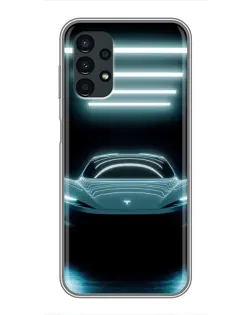 Чехол для Samsung Galaxy A13 (5G) с картинкой «Tesla в неоне» Чехол для Samsung Galaxy A13 (5G) с картинкой «Tesla в неоне»