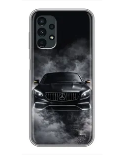 Чехол для Samsung Galaxy A13 (5G) с картинкой «Mercedes в дыму»
