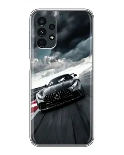 Чехол для Samsung Galaxy A13 (5G) с картинкой «Гоночный Mercedes AMG»