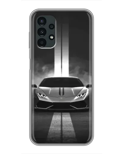 Чехол для Samsung Galaxy A13 (5G) с картинкой «Lamborghini симметрия дорог»