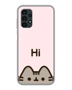 Чехол для Samsung Galaxy A13 (5G) с картинкой «Пушин говорит Hi» Чехол для Samsung Galaxy A13 (5G) с картинкой «Пушин говорит Hi»