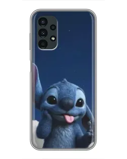 Чехол для Samsung Galaxy A13 (5G) с картинкой «Стич в облаках»