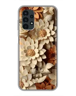 Чехол для Samsung Galaxy A13 (5G) с картинкой «Бежевый флористический декор» Чехол для Samsung Galaxy A13 (5G) с картинкой «Бежевый флористический декор»