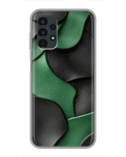 Чехол для Samsung Galaxy A13 (5G) с картинкой «Зеленые кожаные волны» Чехол для Samsung Galaxy A13 (5G) с картинкой «Зеленые кожаные волны»