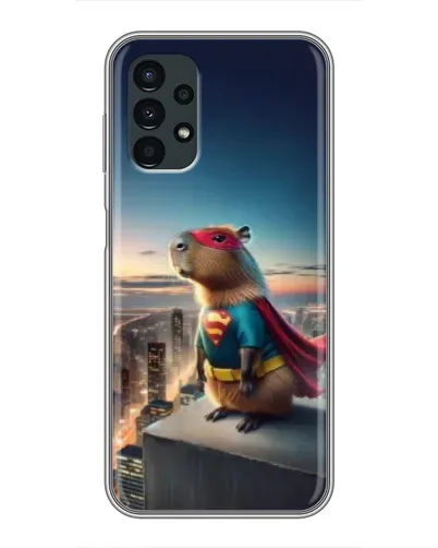 Чехол для Samsung Galaxy A13 (5G) с картинкой «Капи-мен супергерой»