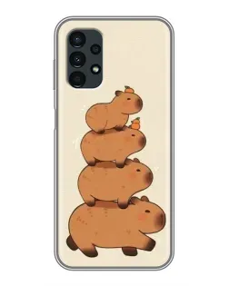 Чехол для Samsung Galaxy A13 (5G) с картинкой «Башня из капибар» Чехол для Samsung Galaxy A13 (5G) с картинкой «Башня из капибар»