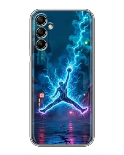 Чехол для Samsung Galaxy A14 5G с картинкой «Jordan Gold Jumpman»