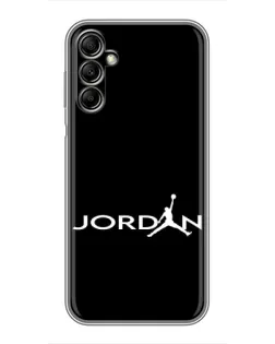 Чехол для Samsung Galaxy A14 5G с картинкой «Jordan White Logo»
