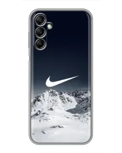 Чехол для Samsung Galaxy A14 5G с картинкой «Nike — зимние горы» Чехол для Samsung Galaxy A14 5G с картинкой «Nike — зимние горы»