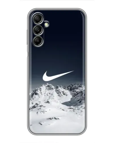 Чехол для Samsung Galaxy A14 5G с картинкой «Nike — зимние горы» Чехол для Samsung Galaxy A14 5G с картинкой «Nike — зимние горы»