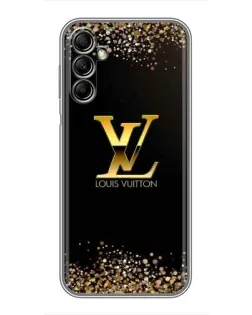Чехол для Samsung Galaxy A14 5G с картинкой «LV — золотые искры»