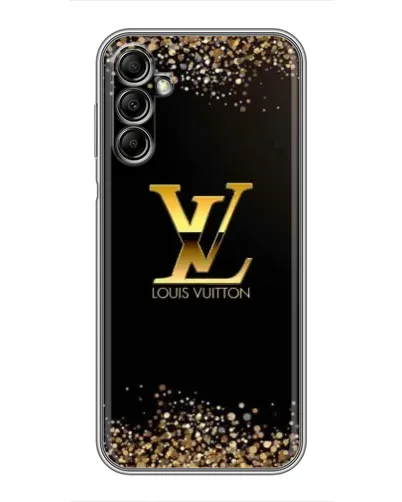 Чехол для Samsung Galaxy A14 5G с картинкой «LV — золотые искры»