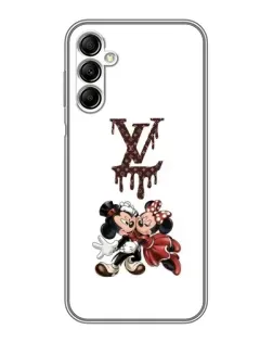 Чехол для Samsung Galaxy A14 5G с картинкой «LV и Микки Маус»