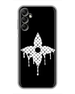 Чехол для Samsung Galaxy A14 5G с картинкой «Цветочная монограмма»