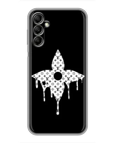 Чехол для Samsung Galaxy A14 5G с картинкой «Цветочная монограмма»