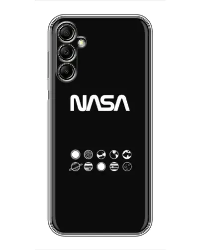 Чехол для Samsung Galaxy A14 5G с картинкой «NASA — технический принт» Чехол для Samsung Galaxy A14 5G с картинкой «NASA — технический принт»
