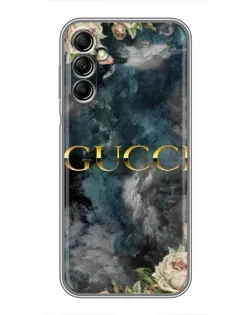 Чехол для Samsung Galaxy A14 5G с картинкой «Абстрактные цветы Gucci» Чехол для Samsung Galaxy A14 5G с картинкой «Абстрактные цветы Gucci»