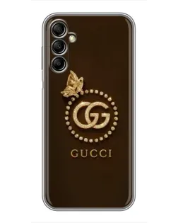 Чехол для Samsung Galaxy A14 5G с картинкой «Gucci — золотая бабочка» Чехол для Samsung Galaxy A14 5G с картинкой «Gucci — золотая бабочка»