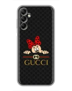 Чехол для Samsung Galaxy A14 5G с картинкой «Минни Маус Gucci — черный» Чехол для Samsung Galaxy A14 5G с картинкой «Минни Маус Gucci — черный»