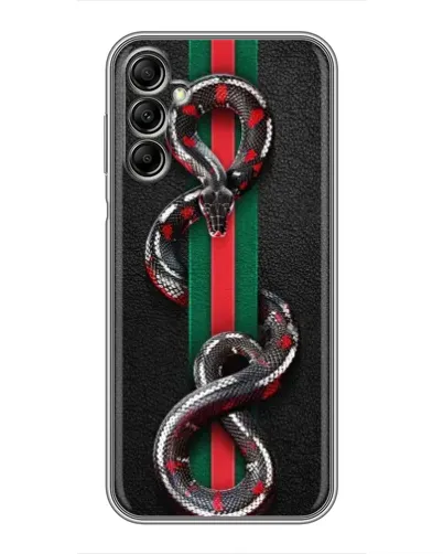Чехол для Samsung Galaxy A14 5G с картинкой «Gucci — змея на полосе» Чехол для Samsung Galaxy A14 5G с картинкой «Gucci — змея на полосе»